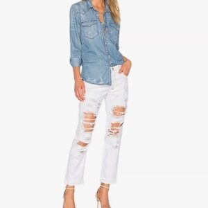 PRPS Goods & Co. El Camino Boyfriend Taper Jeans